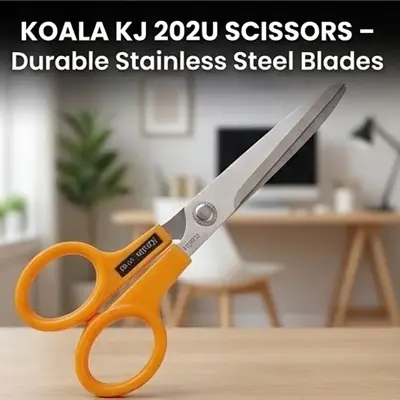 Picture of Koala Scissor KJ 8U (8 Inch) - Japanese Design Stainless Steel General Purpose Scissors for Home & Office