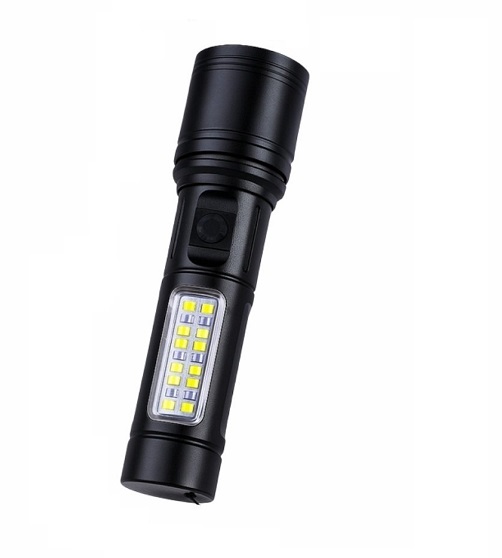 Picture of AGSUN-X MS-031N Japan Technonoly Mini LED Zoom Torch Light Flashlight COB Light