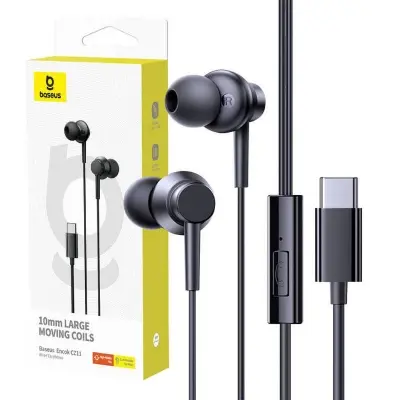 Picture of Baseus Encok CZ11 Type-C Wired Earphone For iPhone 17 Pro Max 16 Pro Max 15 Pro Samsung Galaxy S26 Ultra S25 Ultra S24 Ultra Google Pixel OnePlus Xiaomi Vivo OPPO Honor