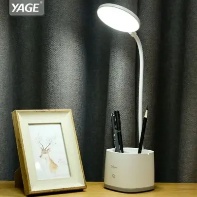Picture of YAGE YG-T109 Table Lamp Pen Holder Desk Lamp Dimmer Rechargeable USB Reading LED Table light Night Light