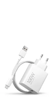 Picture of For Xiaomi Charger 100W Fast Charge EU Plug For Xiaomi POCO F8 Ultra F8 Pro M8 Pro F7 Pro 17 Pro Max 15T 14T, 100W Charger Adapter with 6A USB C Charging Cable for Redmi Note 14 13 12 11Pro Pad 7 6S