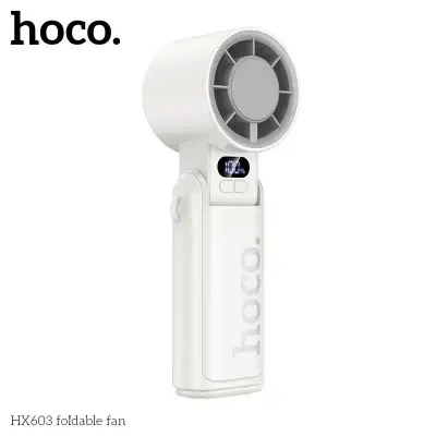 Picture of HOCO HX603 Handheld Fan, Portable Foldable Cooling Fan For Personal Uses