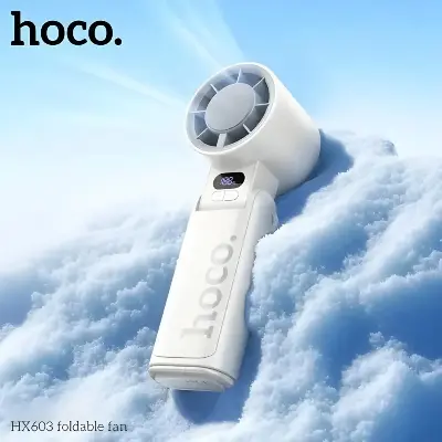 Picture of HOCO HX603 Handheld Fan, Portable Foldable Cooling Fan For Personal Uses