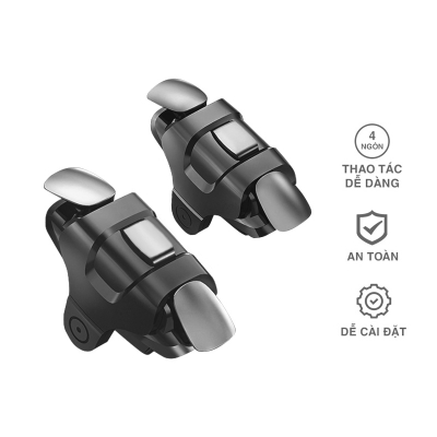 Picture of FX6 Auto-Tap Gaming Button with 50 Taps Second For PUBG Mobile and Free Fire, 4-finger Control, Extremely Sensitive, Durable and Safe.