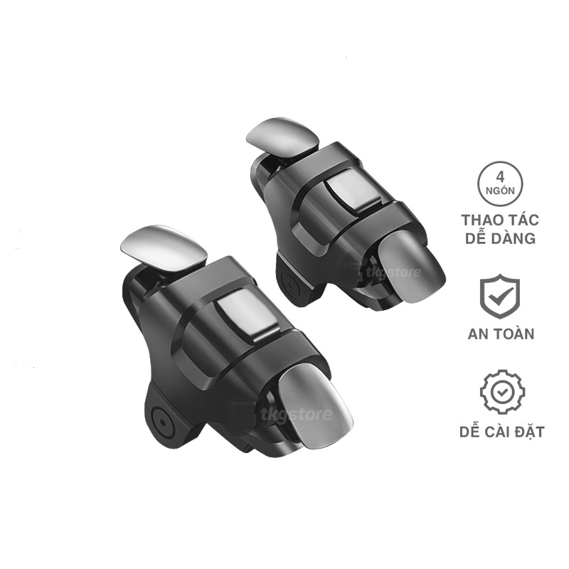 Picture of FX6 Auto-Tap Gaming Button with 50 Taps Second For PUBG Mobile and Free Fire, 4-finger Control, Extremely Sensitive, Durable and Safe.