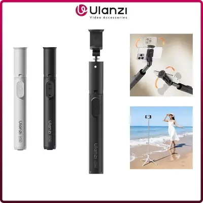 Picture of Ulanzi MT86 Automatic Phone Tripod Phone Clamp Wireless Selfie Stick Tripod for Phone w Cold Shoe for Video Light Mic Video Vlog