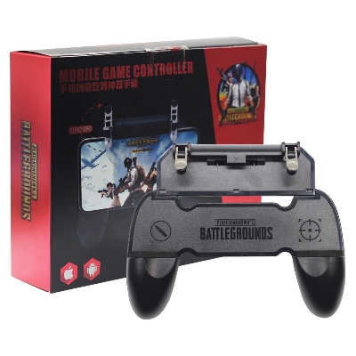 Picture of W10 PUBG Mobile Phone Game Controller L1R1 Mobile Game Trigger Joystick Gamepad for 4-6.9" iOS and Android Phone