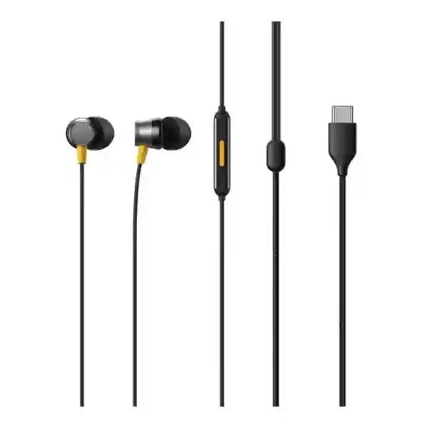 Picture of Realme Buds 3 Type-C Wired Earbuds USB-C Earphones with Mic Rich Bass, Clear Sound and Lightweight Design, Compatible with Realme Mobiles iPhone 17 Pro Max 16 Series Xiaomi Samsung  Vivo OPPO Huawei OnePlus