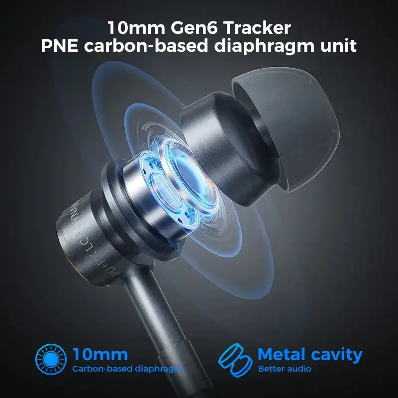 Picture of Plextone G18 Type-C Armor Gaming Earphone Headset In-ear Earbud Game Mode Microphone USB C Earphone