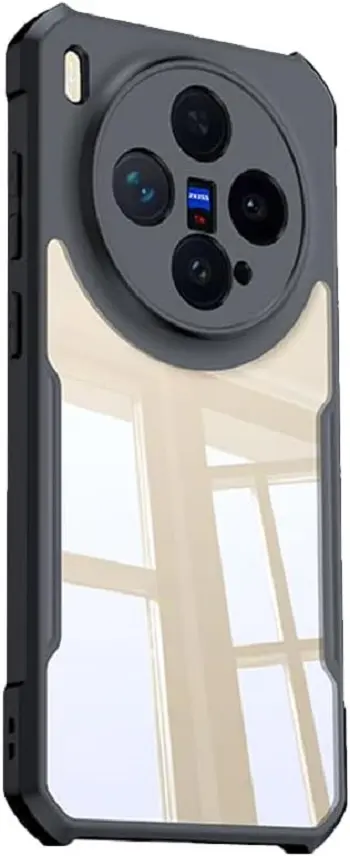 Picture of XUNDD CASE For Vivo X300 Phone Case Air-bag Anti Drop Anti Scratch Protective Covers Shockproof Protection Miltary Grade Black Bumper Case Airbags Shockproof Protective Transparent Back Cover