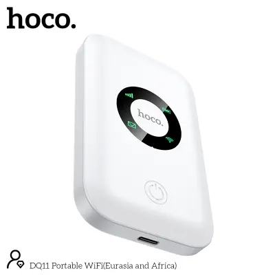 Picture of HOCO DQ11 Portable WIFI Router WiFi 6 All BD Sim Supported Pocket Router 4G Sim Support Pocket Router For Travel Mini Pocket Router Wifi Router Car