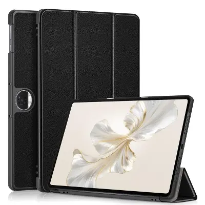 Picture of For Honor Pad 9 Case Smart Folio Flip Cover Acrylic Hard Back Stand Cover For Honor Pad9 12.1 inch 2023 Case with Pencil Holder