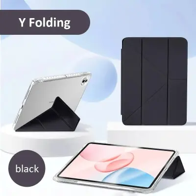 Picture of For Honor Pad 10 Case Smart Folio Flip Cover Acrylic Hard Back Stand Cover For Coque Honor Pad 10 12.1 inch 2025 Case with Pencil Holder