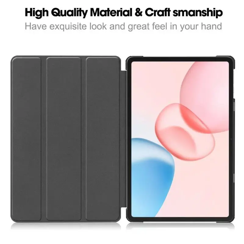 Picture of For Honor Pad 10 Case Smart Folio Flip Cover Acrylic Hard Back Stand Cover For Coque Honor Pad 10 12.1 inch 2025 Case with Pencil Holder