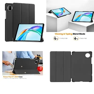 Picture of Case Compatible with Honor Pad X7 8.7inch 2025 Cover, Trifold Stand with Auto Sleep Wake Function, Slim Flip Case Protective Cover Compatible with Honor Pad X7 8.7inch 2025