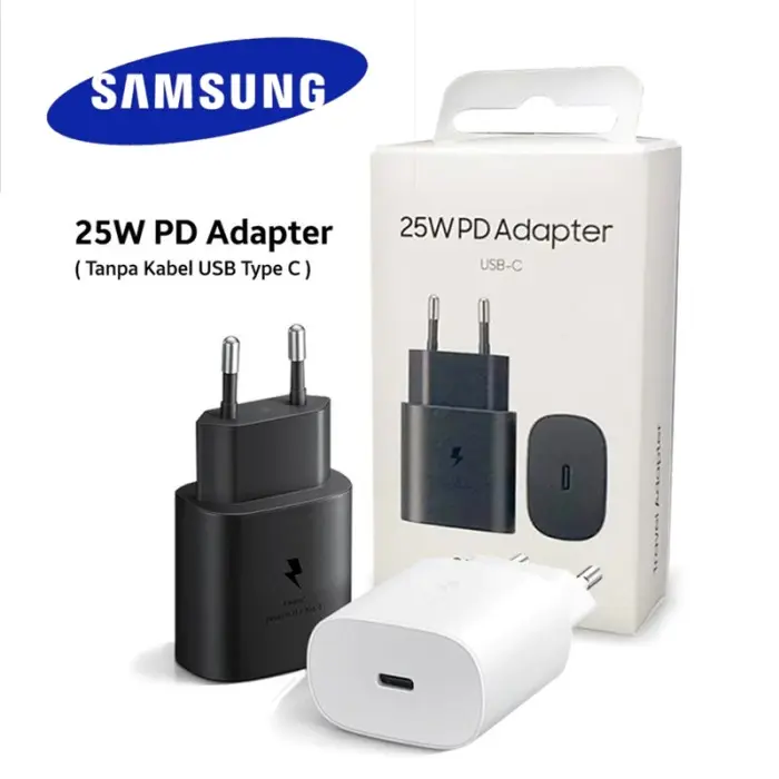 Picture of Samsung 25W Charger Travel Adapter Wired C To C Cable PD 3.0 25 Watt Type C Fast Charging For Samsung Galaxy A54 5G A34 A15 A14 A25 A53 5G A35 S22 S22+ Fold3 Flip3 M53 5G M51 M33 5G M31S F23 5G S21 S21+ S21 FE Others