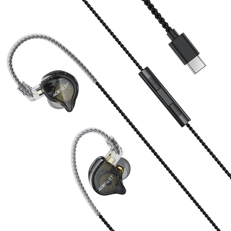 Picture of ACEFAST L11 USB-C Wired Earphones 10mm Dynamic Hybrid Driver Type-C Earphone for All of Type-C Devices & Smart Phone