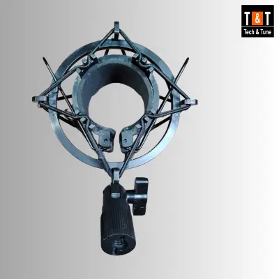 Picture of Universal Microphone Shock Mount for Condenser Mic Plastic (Black)