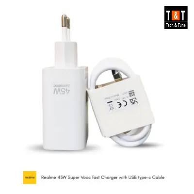 Picture of Realme Charger USB Type C Fast Charging Smartphone Supervooc 45W Power Adapter for Realme C85 C85 Pro C75 C71 Phone Charger Smartphone