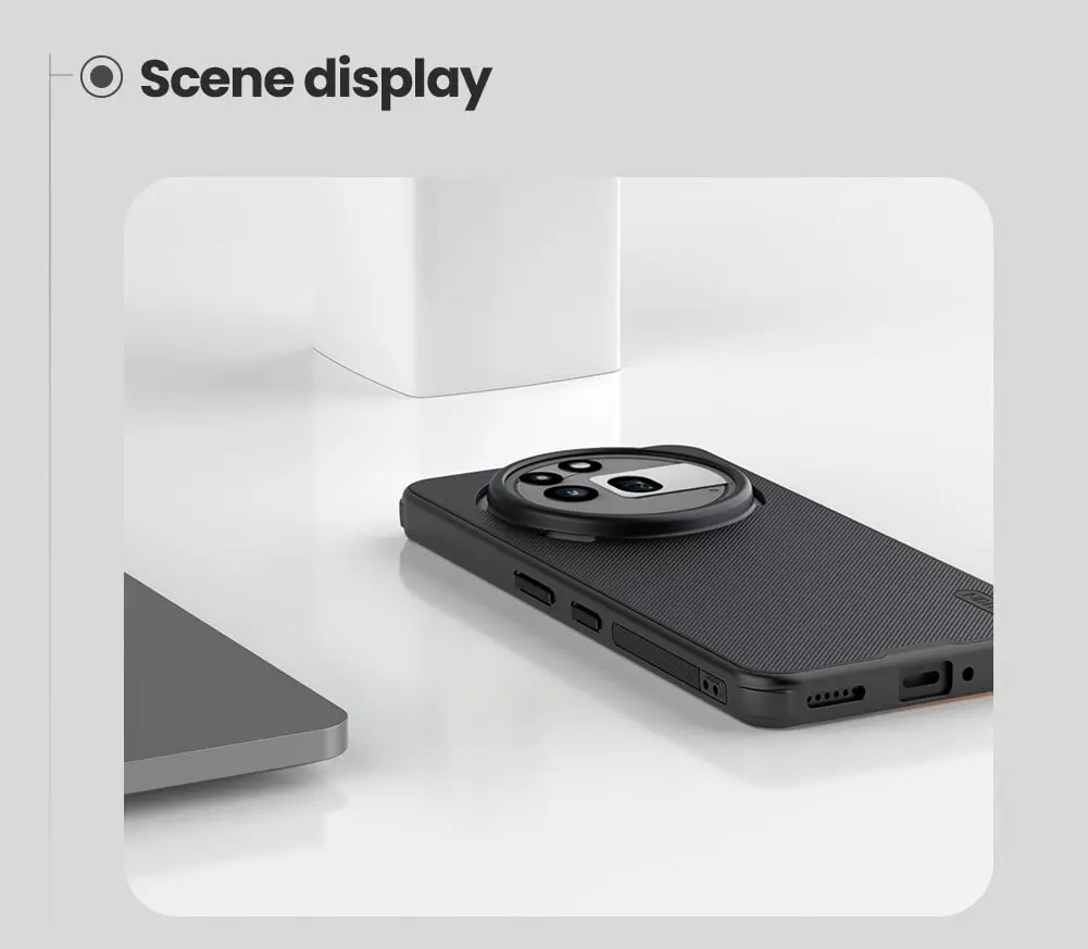 Picture of For Nothing Phone 3A Pro NILLKIN Super Frosted Shield Pro Dual Protective Material PC and TPU Bumper Protective Case Anti-Fingerprint Matte Texture Back Cover