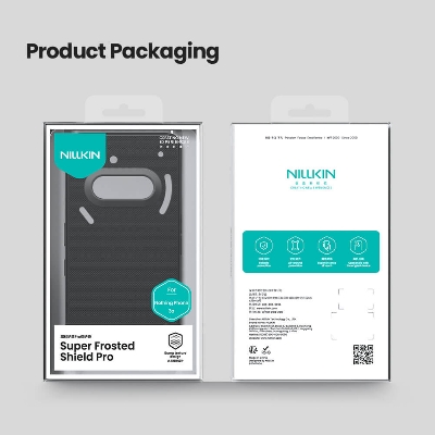 Picture of For Nothing Phone 3A NILLKIN Super Frosted Shield Pro Dual Protective Material PC and TPU Bumper Protective Case Anti-Fingerprint Matte Texture Back Cover