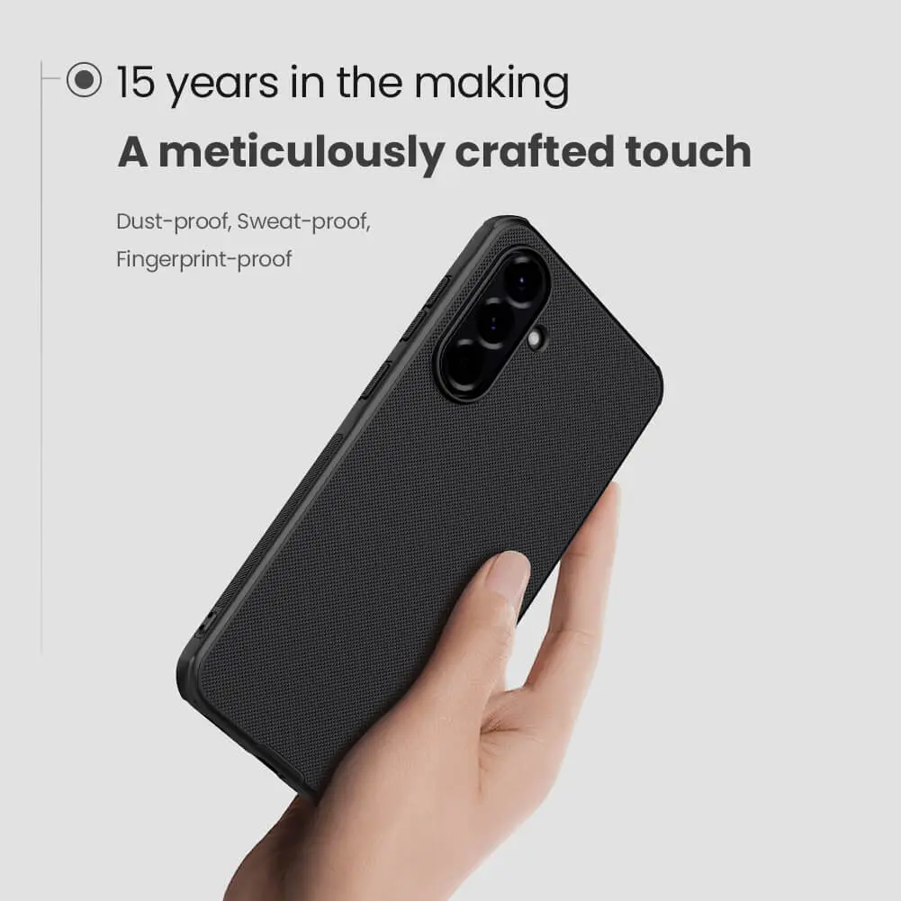 Picture of For Samsung Galaxy A36 5G NILLKIN Super Frosted Shield Pro Dual Protective Material PC and TPU Bumper Protective Case Anti-Fingerprint Matte Texture Back Cover