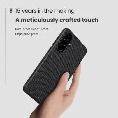 Picture of For Samsung Galaxy A36 5G NILLKIN Super Frosted Shield Pro Dual Protective Material PC and TPU Bumper Protective Case Anti-Fingerprint Matte Texture Back Cover