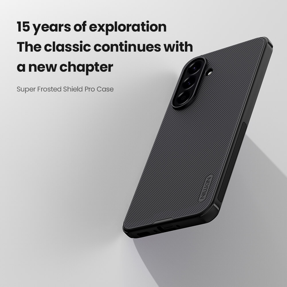 Picture of For Samsung Galaxy A56 5G NILLKIN Super Frosted Shield Pro Dual Protective Material PC and TPU Bumper Protective Case Anti-Fingerprint Matte Texture Back Cover