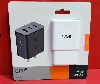 Picture of Nothing 65W GaN USB Type-C PD Charger 3 Port Compatible with Nothing Phone 3A 3A Pro 2A Plus, Nothing Phone 2A, Nothing Phone 1,Nothing Phone 2, Nothing CMF Phone 1 Samsung Pixel