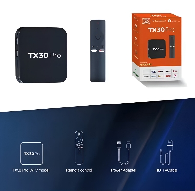 Picture of TX30 Pro 16GB 256GB Android TV Box with Allwinner H616 12K 3.2G WIFI Voice Remote Smart Android TV Box
