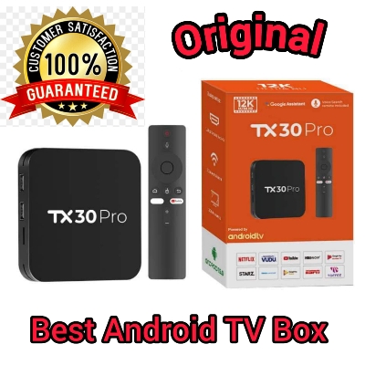 Picture of TX30 Pro 16GB 256GB Android TV Box with Allwinner H616 12K 3.2G WIFI Voice Remote Smart Android TV Box