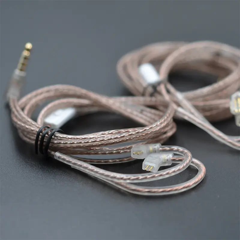 Picture of KZ Original Cable High-Purity Copper Twist Earphone Wire 3.5mm Cable For ZS3 ZS4 EDX ZSN ZSN Pro ZSN Pro X ZST ASX EDX ZSX CA4 C12 C16 ZAX C10