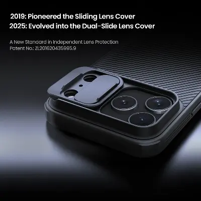 Picture of Nillkin CamShield Pro Case For iPhone 17 Pro Max 6.9 inches Phone Case CamShield Pro Case with Slide Camera Cover For iPhone 17 Pro Max 6.9'' Phone Case