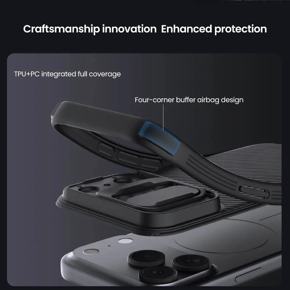 Picture of Nillkin CamShield Pro Case For iPhone 17 Pro Max 6.9 inches Phone Case CamShield Pro Case with Slide Camera Cover For iPhone 17 Pro Max 6.9'' Phone Case