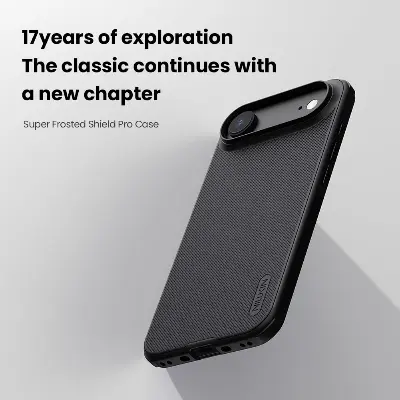 Picture of For iPhone 17 Air 6.6 Inches NILLKIN Super Frosted Shield Pro Dual Protective Material PC and TPU Bumper Protective Case Anti-Fingerprint Matte Texture Back Cover