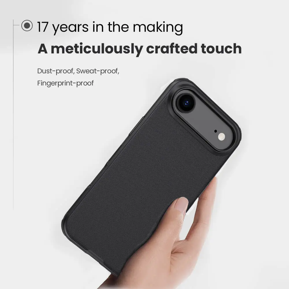Picture of For iPhone 17 Air 6.6 Inches NILLKIN Super Frosted Shield Pro Dual Protective Material PC and TPU Bumper Protective Case Anti-Fingerprint Matte Texture Back Cover