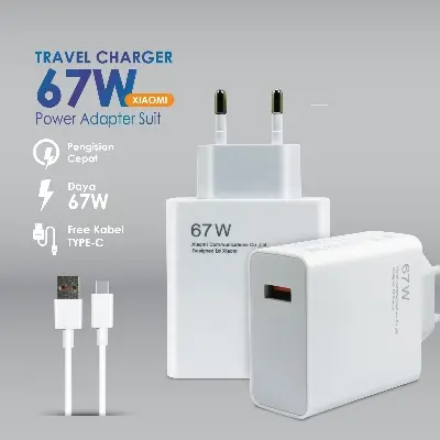 Picture of Xiaomi 67W Fast Charger Mi 14 13T 12T 13 Ultra Pro Redmi Note 12 11 13 Pro Poco X5 F5 Pro USB Charger Type C Cable