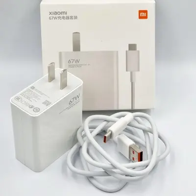 Picture of Xiaomi 67W Fast Charger Mi 14 13T 12T 13 Ultra Pro Redmi Note 12 11 13 Pro Poco X5 F5 Pro USB Charger Type C Cable