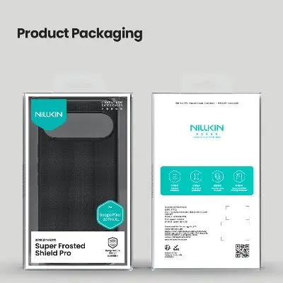 Picture of For Google Pixel 10 Pro XL Phone 6.8 Inches NILLKIN Super Frosted Shield Pro Dual Protective Material PC and TPU Bumper Protective Case Anti-Fingerprint Matte Texture Back Cover For Pixel 10 Pro XL