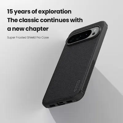 Picture of For Google Pixel 10 Pro XL Phone 6.8 Inches NILLKIN Super Frosted Shield Pro Dual Protective Material PC and TPU Bumper Protective Case Anti-Fingerprint Matte Texture Back Cover For Pixel 10 Pro XL