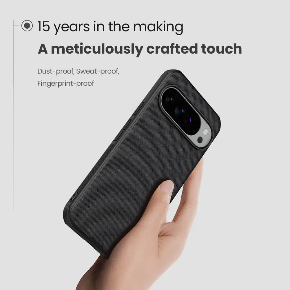 Picture of For Google Pixel 10 Pro XL Phone 6.8 Inches NILLKIN Super Frosted Shield Pro Dual Protective Material PC and TPU Bumper Protective Case Anti-Fingerprint Matte Texture Back Cover For Pixel 10 Pro XL