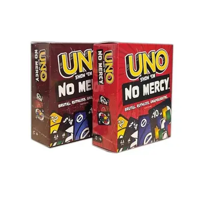 Picture of UNO playing cards NO MERCY foreign trade playing cards English version cards poker cards spot