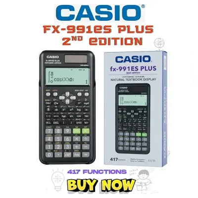 Picture of FX-991es plus (14 days return warrenty)(2nd Edition),(Thailand Variant), Scientific calculator Engineering best quality premium-ssc hsc engineering-black , pink ,yellow