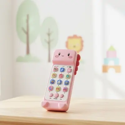 Picture of Hello Kimi Baby Cell Phone to Learn to To To To To To To Play and Play Primary Education with Guta-Paracha Cover Music Light Old Old For Old Children
