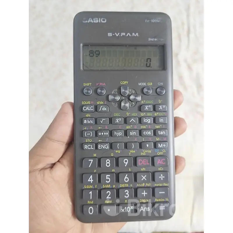 Picture of FX 100ms Calculator ,2nd Edition , (THAILAND VARIANT) calculator, Non-Programmable acadamic-black