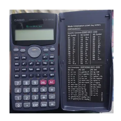 Picture of FX 100MS Scientific Calculator, Calculator (1st edition)(thailand variant)l– 300 Functions  – Non-Programmable – Exam Use Model, Calculator for students