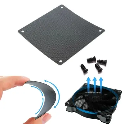 Picture of Computer Fan Dust Filter 120mm Dustproof Pvc Net