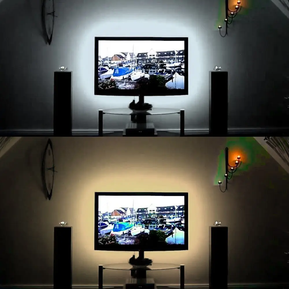 Picture of USB LED RGB Strips light 5V desk Decor lamp For Pc TV Background Lighting SMD3528