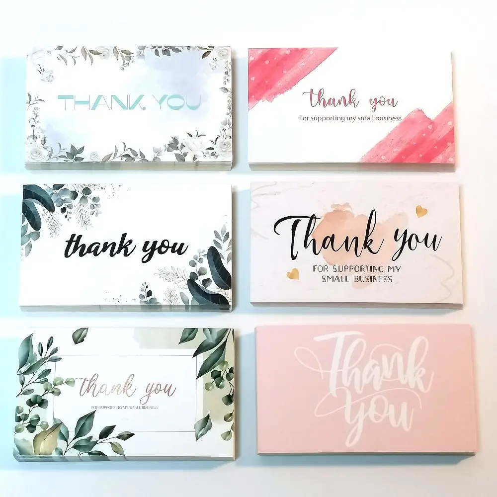 Picture of 50pcs Thank You Label Business Card Various Design