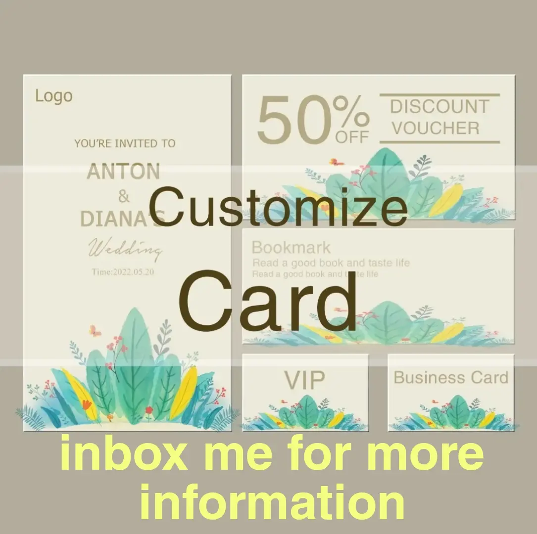 Picture of 50pcs Thank You Label Business Card Various Design
